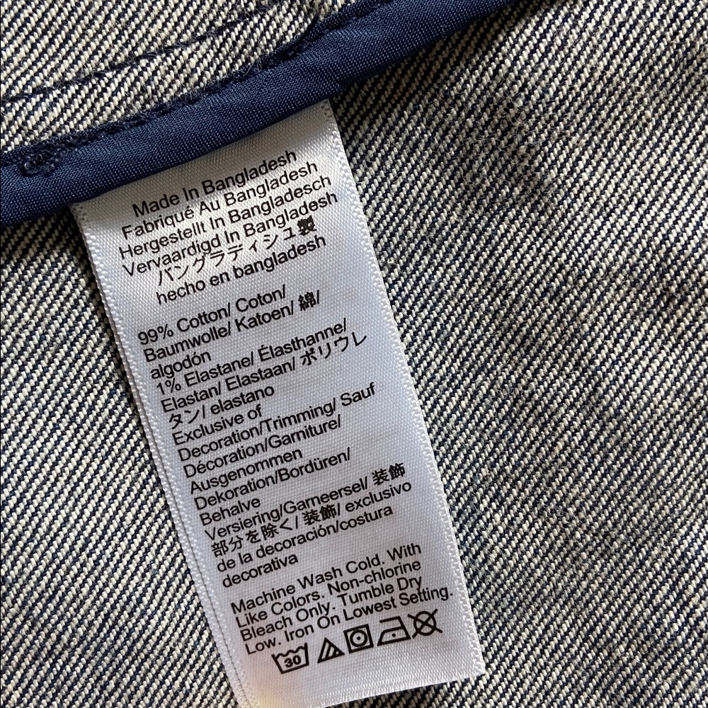 J. Crew Denim Field Barn Jacket, Blue, Sz M, NWT - Picture 9 of 12